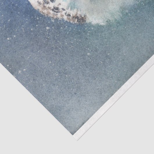 Winterhühnerpapier Seidenpapier (Ausschnitt)