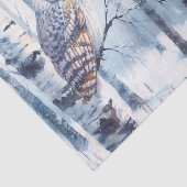 Winterhühnerwald Dekoupage Seidenpapier (Ausschnitt)