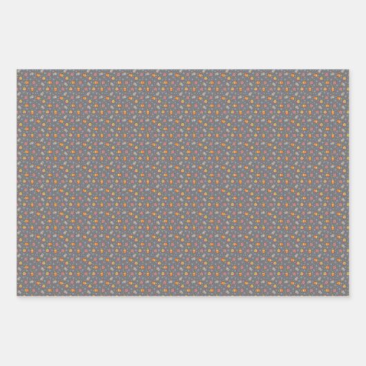 Winterhüllen-Umhüllungspapier Set mit 3 Blättern Geschenkpapier Set (Vorderseite 3)