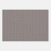 Winterhüllen-Umhüllungspapier Set mit 3 Blättern Geschenkpapier Set (Vorderseite 2)