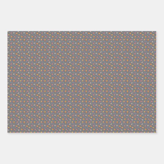 Winterhüllen-Umhüllungspapier Set mit 3 Blättern Geschenkpapier Set (Vorderseite 2)