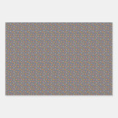 Winterhüllen-Umhüllungspapier Set mit 3 Blättern Geschenkpapier Set (Vorderseite)