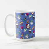 Winterhund Kaffeetasse (Links)