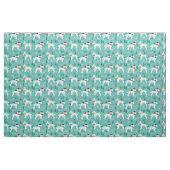 Winterhund Stoff (Fat Quarter (45,7 x 55,9 cm))