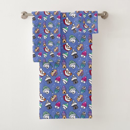 Winterhunde Badhandtuch Set (Insitu)