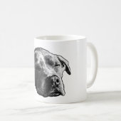 Winterhush, sanftes Herz Kaffeetasse (VorderseiteRechts)