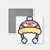 Winterhut Magnet (Vorderseite/Rückseite)