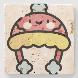 Winterhut Steinuntersetzer