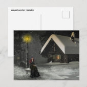 Winterhütte POSTCARD Postkarte (Vorne/Hinten)