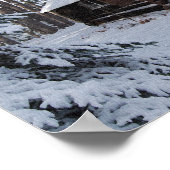 Winterhütte Poster (Ecke)