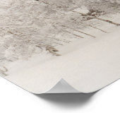 Winterhütte Poster (Ecke)