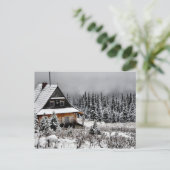 Winterhütte. Postkarte (Stehend Vorderseite)