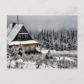 Winterhütte. Postkarte (Vorderseite)