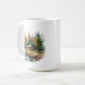 Winterhütte Tasse (Vorderseite Links)