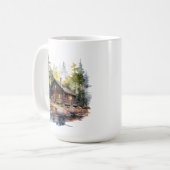 Winterhütte Tasse (Vorderseite Links)