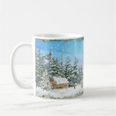Winterhütte Weihnachten Kaffeetasse (Links)