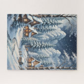 Winterhütten-Rätsel Puzzle (Horizontal)