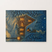 Winterhütten-Rätsel Puzzle (Horizontal)
