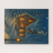 Winterhütten-Rätsel Puzzle (Horizontal)