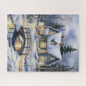 Winterhütten-Rätsel Puzzle (Horizontal)
