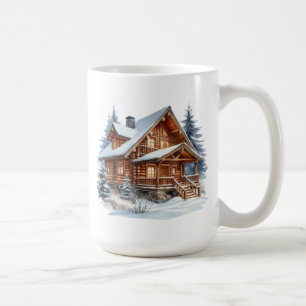 Winterhütten-Tasse Kaffeetasse