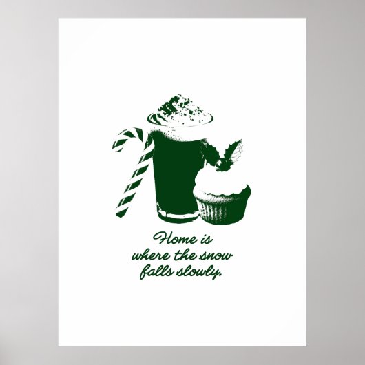 Winterillustration poster (Vorne)