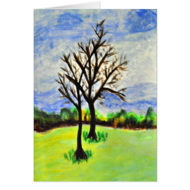 Wintering-Pekannuss-Bäume in Georgia (Vorne)