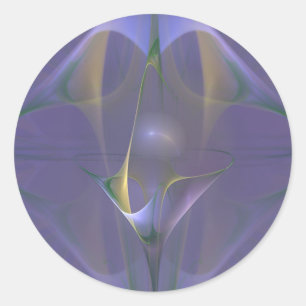 Winterini Fee Martini Kunst Runder Aufkleber