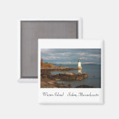 Winterinsel Magnet (Vorderseite/Rückseite)