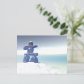 Winterinukshuk Postkarte (Stehend Vorderseite)