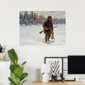 Winterjagd Poster (Heimbüro)