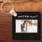 "Winterjagd" Schlüsselanhänger (Vorderseite)