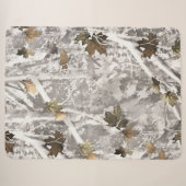 Winterjagd-Tarn-Look Sherpadecke (Vorderseite (Horizontal))