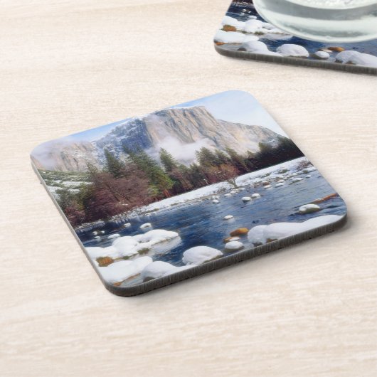 Winterjosemite-Nationalpark Untersetzer (Linke Seite)