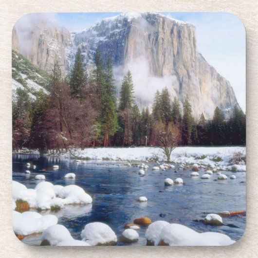 Winterjosemite-Nationalpark Untersetzer (Vorderseite)