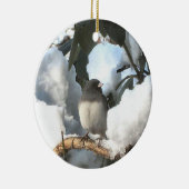 WinterJunco Keramikornament (Rechts)