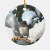WinterJunco Keramikornament (Vorne)