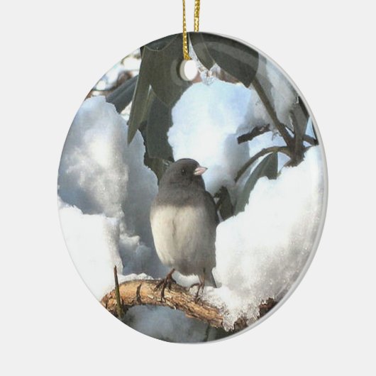 WinterJunco Keramikornament (Links)