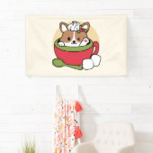 Winterkakaoglas - Niedlicher Hund im Design von Ta Banner (Insitu)