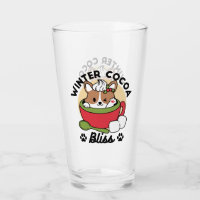 Winterkakaoglas - Niedlicher Hund im Design von Ta