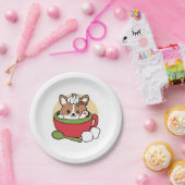 Winterkakaoglas - Niedlicher Hund im Design von Ta Pappteller (Party)