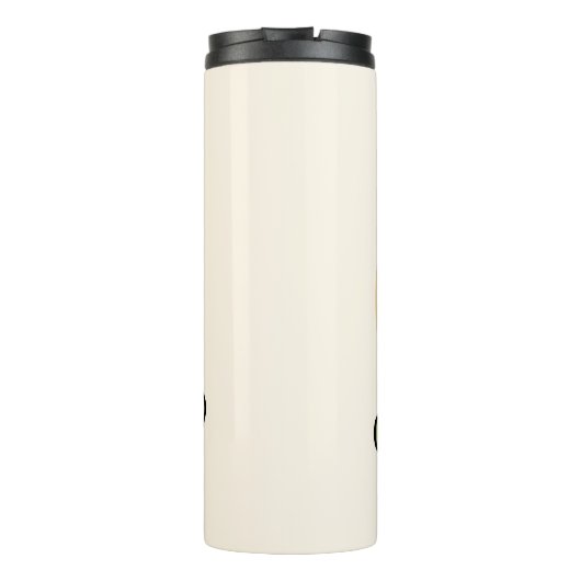 Winterkakaoglas - Niedlicher Hund im Design von Ta Thermosbecher (Rückseite)