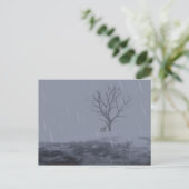 Winterkalte Postkarte (Stehend Vorderseite)