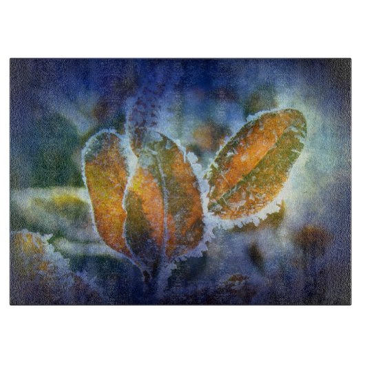 Winterkälte Schneidebrett (Vorderseite)