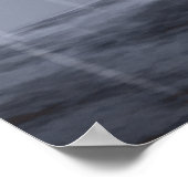 Winterkälteausdruck Poster (Ecke)