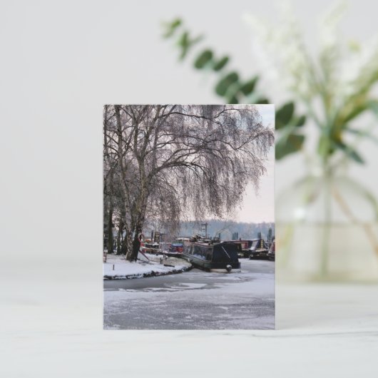 WINTERKANAL POSTKARTE (Stehend Vorderseite)