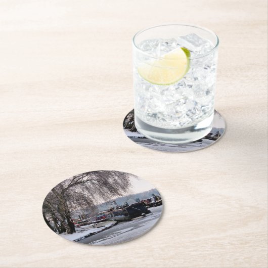 WINTERKANAL RUNDER PAPPUNTERSETZER (Vor Ort)