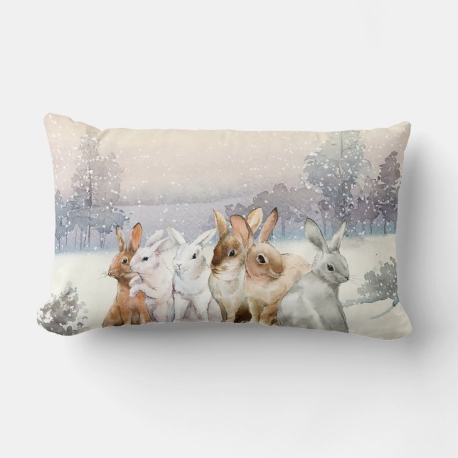 Winterkaninchen Lendenkissen (Vorderseite)
