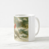 Winterkardinal in Aquarell Kaffeetasse (VorderseiteRechts)