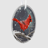 Winterkardinal ornament (Vorderseite)